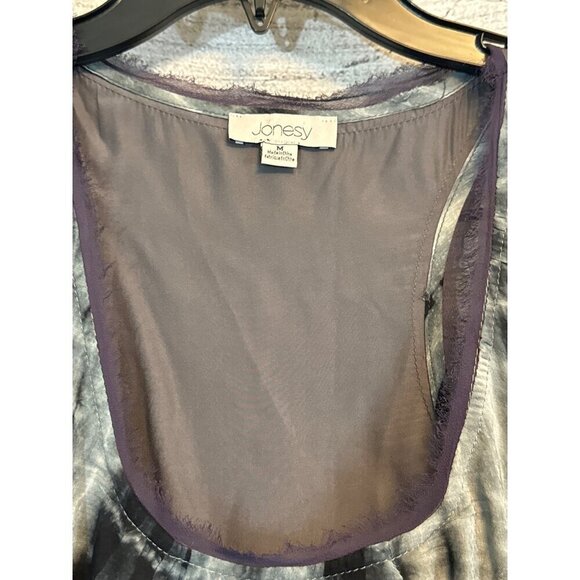 Jonesy Silk Tie-Dye Sleeveless Top Size M - Picture 2 of 3